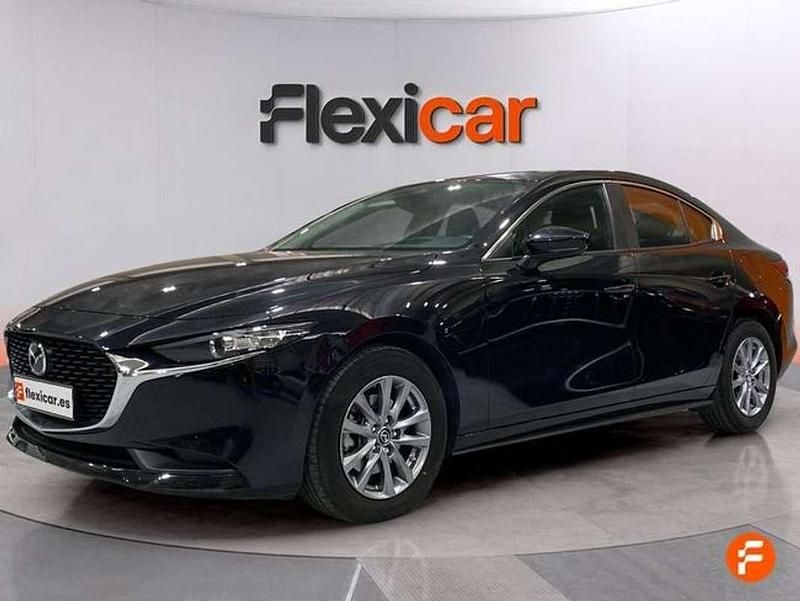 Usado Mazda 3 Prime-Line 140 CV (102 kW) 2025 Negro Berlina