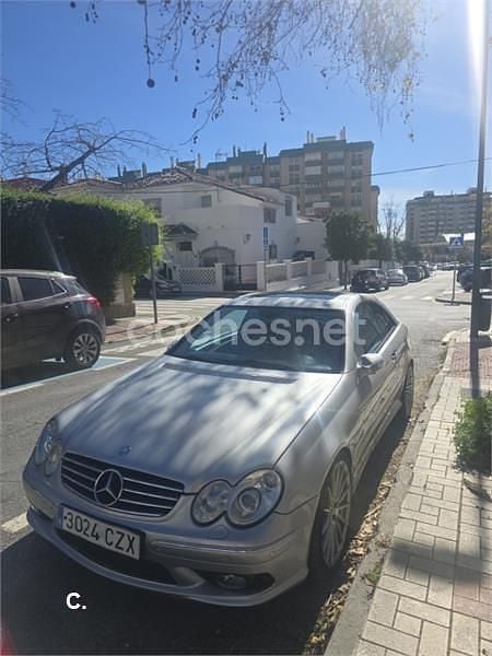 Usado Mercedes CLK55 AMG AMG 367 CV (269 kW) 2004 Gris / plata Coupe
