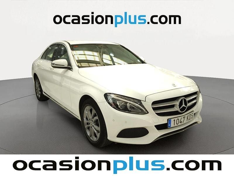 Usado Mercedes C220 Avantgarde 170 CV (125 kW) 2017 Blanco Berlina