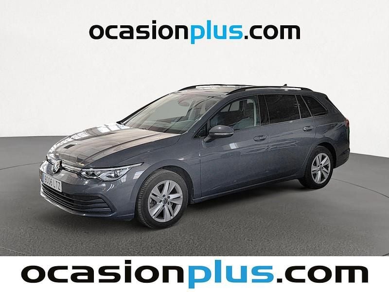 Gris Usado 2021 VW Golf Life Familiar | 19.446 € (Precio justo) - Imagen 1/4