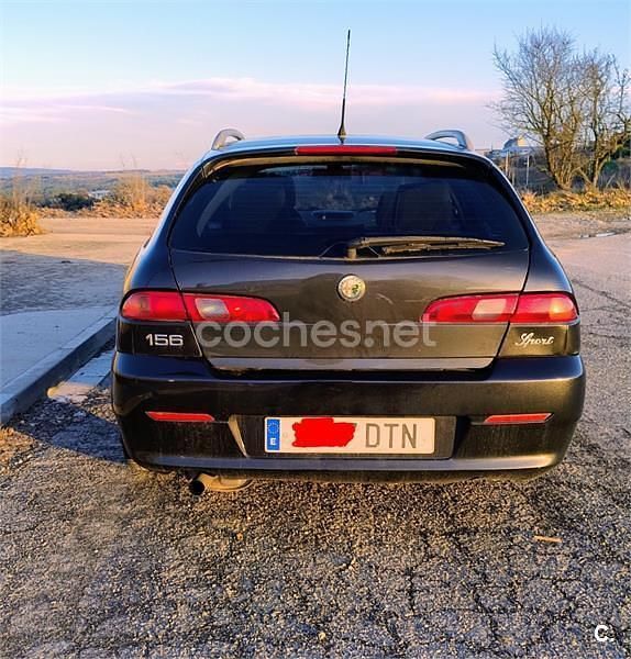 Usado Alfa Romeo 156 Distinctive 140 CV (102 kW) 2005 Negro Familiar