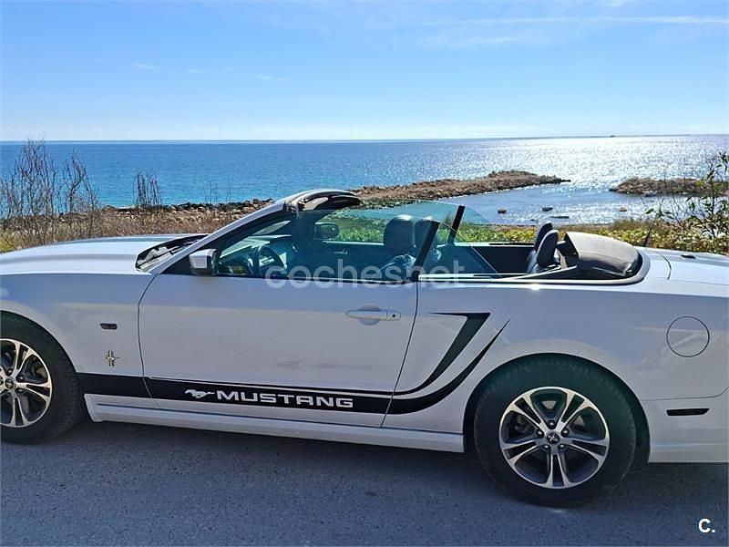 Blanco Usado 2015 Ford Mustang Convertible Descapotable | 24.800 € (Precio justo) - Imagen 1/4