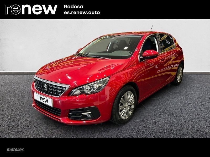 Rojo Usado 2021 Peugeot 308 Allure Berlina | 16.950 € (Precio justo) - Imagen 1/4