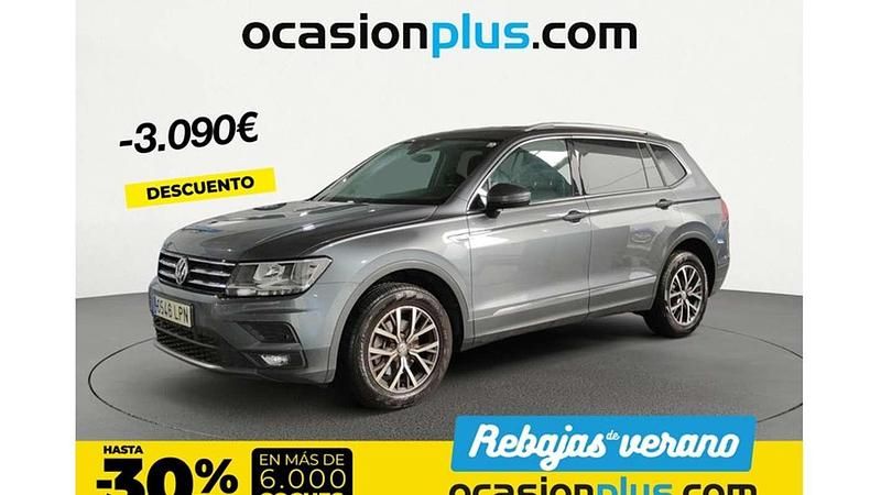 Gris Usado 2021 VW Tiguan Allspace Advance SUV | 28.628 € (Precio justo) - Imagen 1/4