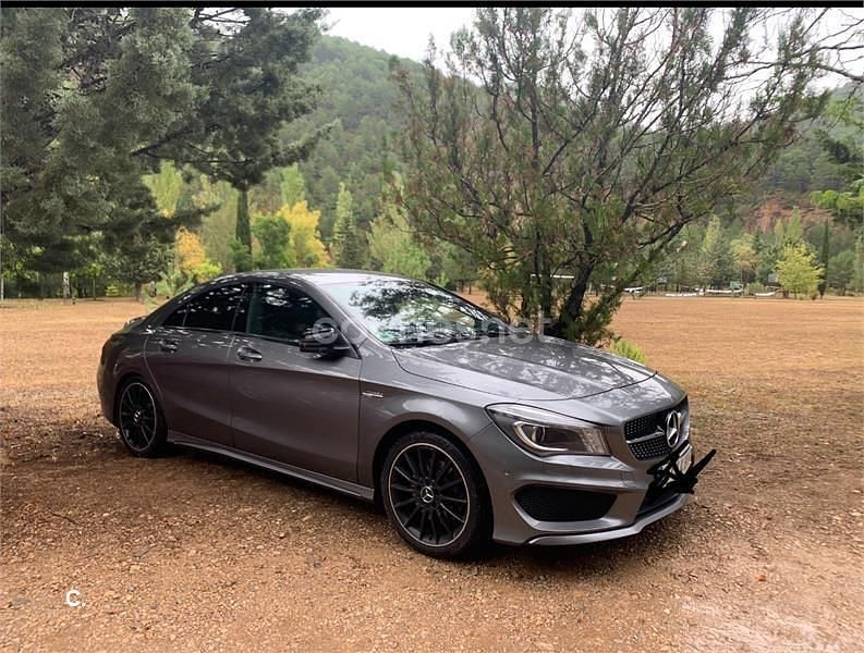 Gris / plata Usado 2014 Mercedes CLA220 AMG line Berlina | 17.900 € (Precio justo) - Imagen 1/4