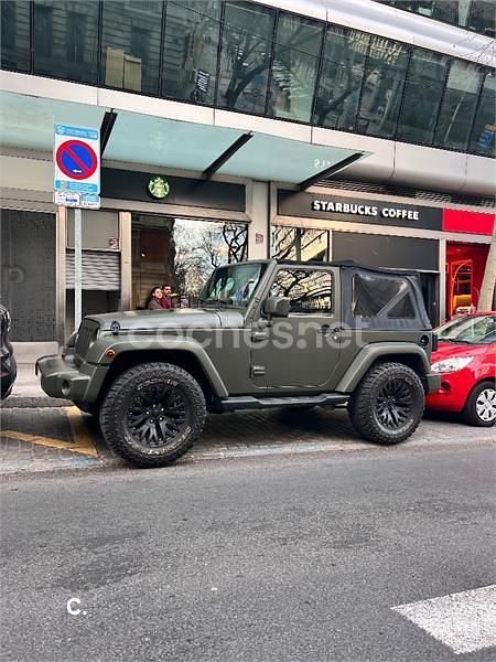 Usado Jeep Wrangler Sahara 284 CV (208 kW) 2016 Verde SUV
