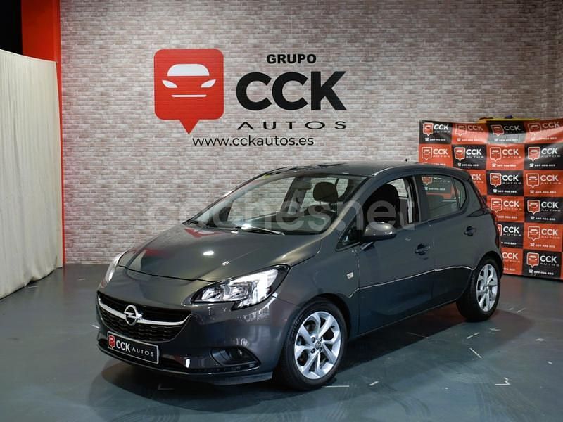Gris / plata Usado 2015 Opel Corsa Selective Berlina | 8500 € (Precio justo) - Imagen 1/4
