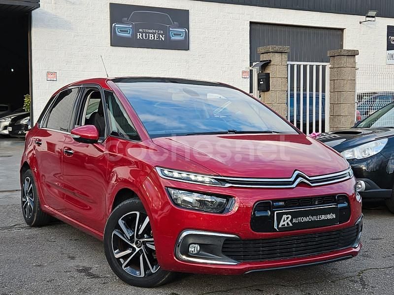Rojo Usado 2017 Citroën C4 Picasso Feel Monovolumen | 6900 € (Super precio) - Imagen 1/4