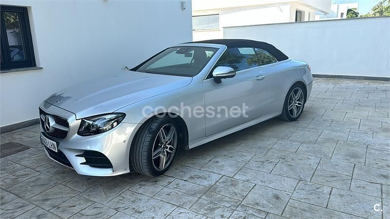 Usado Mercedes E220 194 CV (142 kW) 2020 Gris / plata Descapotable