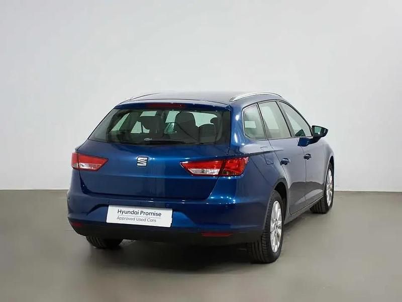 Usado Seat Leon Ecomotive 110 HP (80 kW) 2016 Azul Carrinha