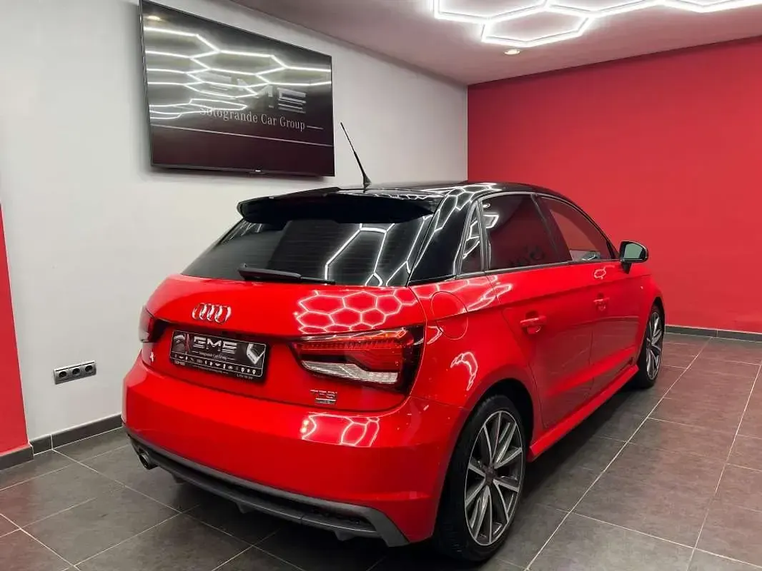 Usado Audi A1 S-Line 95 CV (69 kW) 2016 Negro Utilitario