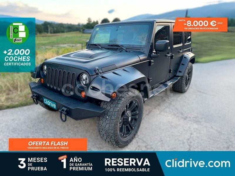 Negro Usado 2012 Jeep Wrangler Rubicon SUV | 39.990 € (Precio justo) - Imagen 1/3