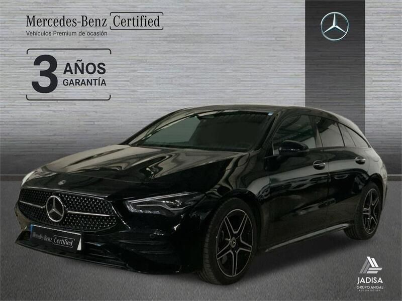 Negro noche Usado 2024 Mercedes CLA200 Shooting Brake AMG line Familiar | 38.990 € (Precio justo) - Imagen 1/4