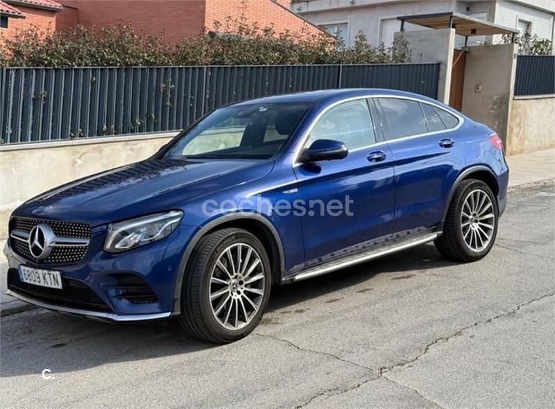 Azul Usado 2019 Mercedes GLC250 Coupe | 33.000 € (Precio justo) - Imagen 1/4