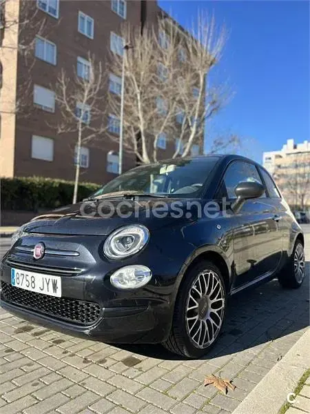 Usado Fiat 500 69 CV (50 kW) 2017 Negro Berlina