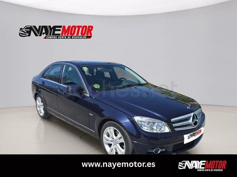 Usado Mercedes C200 Edition 136 CV (100 kW) 2010 Azul Berlina