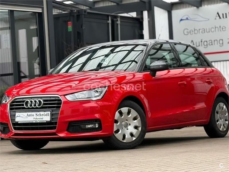 Usado Audi A1 Sportback Design 95 CV (69 kW) 2018 Rojo Utilitario