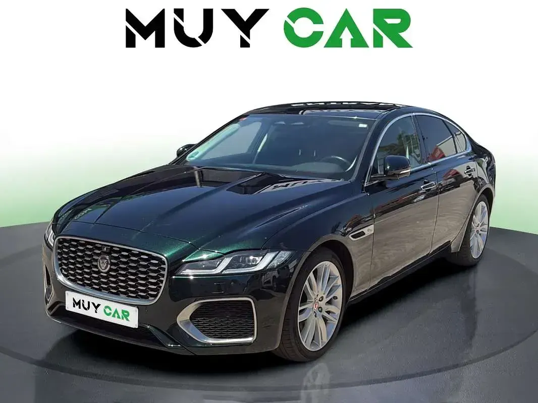 Usado Jaguar XF S 204 CV (150 kW) 2021 Verde Berlina