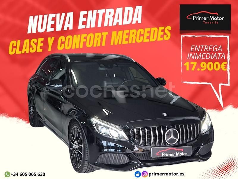 Negro Usado 2016 Mercedes C350e Familiar | 17.900 € (Precio justo) - Imagen 1/4
