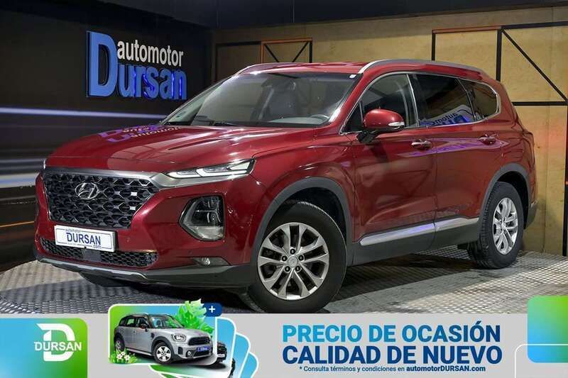 Rojo Usado 2019 Hyundai Santa Fe SUV | 25.690 € (Un poco caro) - Imagen 1/4