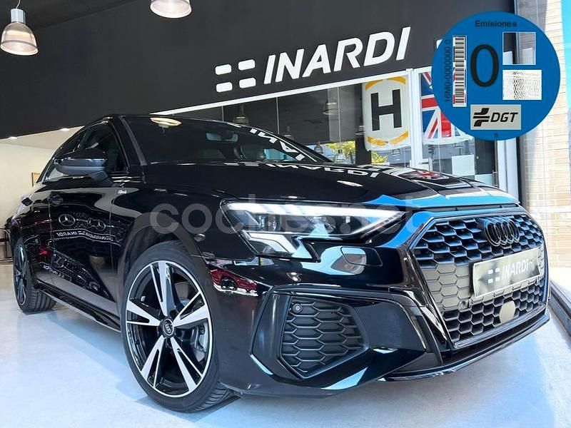 Negro Usado 2022 Audi A3 Sportback e-tron S-Line Utilitario | 30.890 € (Precio justo) - Imagen 1/4