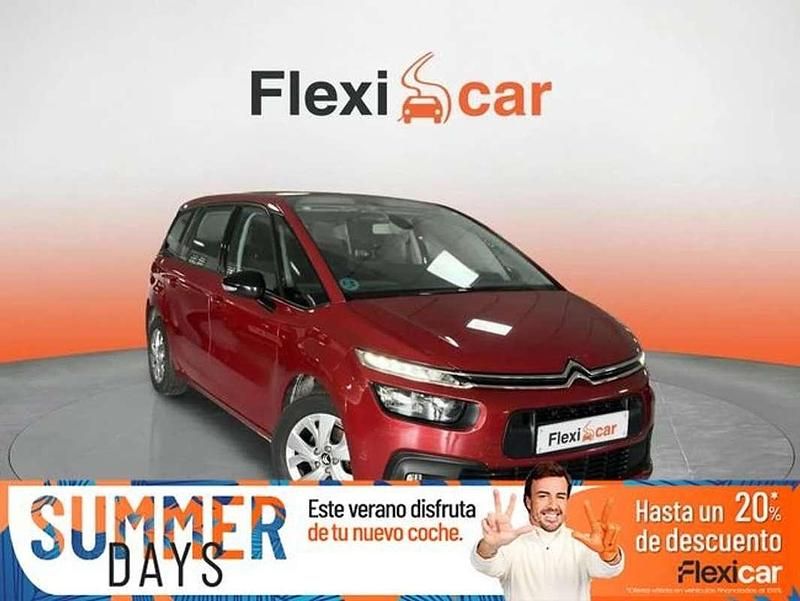 Rojo Usado 2021 Citroën C4 SpaceTourer Live Monovolumen | 12.190 € (Precio justo) - Imagen 1/4