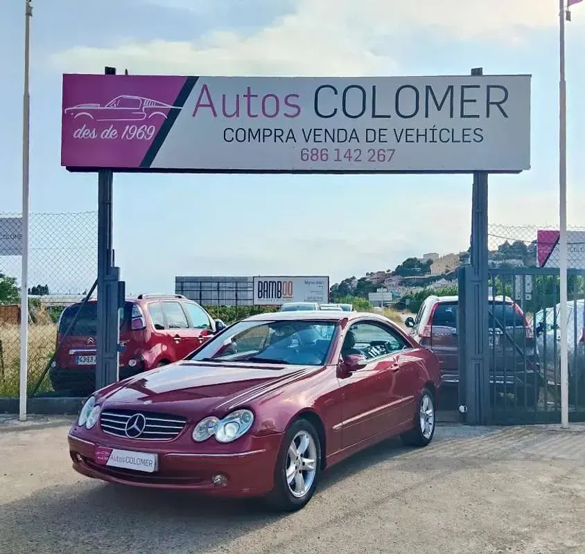 Usado Mercedes CLK200 170 CV (125 kW) 2003 Burdeos Coupe