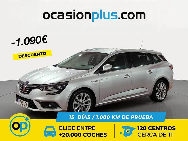 Gris Usado 2020 Renault Mégane GrandTour Zen Familiar | 11.990 € (Buen precio) - Imagen 1/4