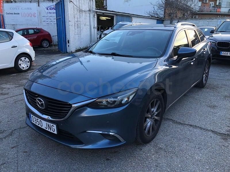 Usado Mazda 6 Style 150 CV (110 kW) 2016 Azul Familiar