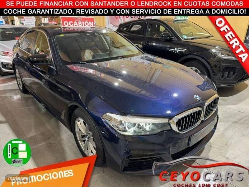Azul Usado 2018 BMW 520 Efficient Dynamics Berlina | 23.280 € (Precio justo) - Imagen 1/4