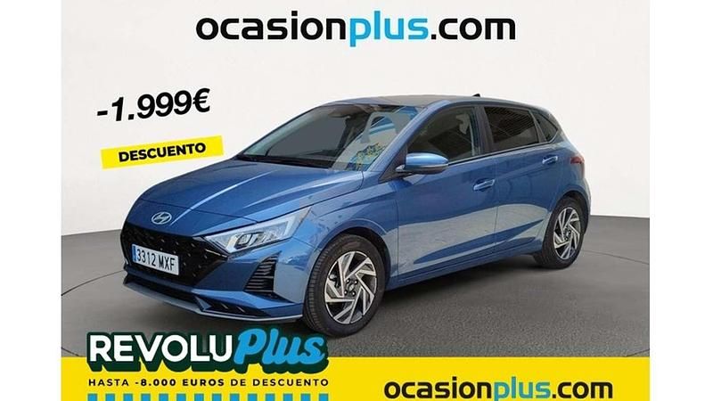 Azul Usado 2024 Hyundai i20 Utilitario | 19.991 € (Un poco caro) - Imagen 1/4