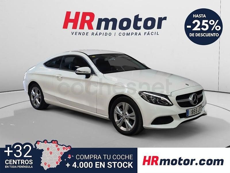 Usado Mercedes C220 170 CV (125 kW) 2016 Blanco Coupe