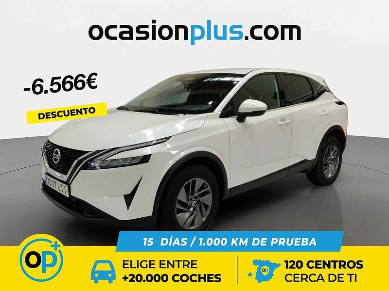 Blanco Usado 2021 Nissan Qashqai Acenta SUV | 22.200 € (Buen precio) - Imagen 1/4