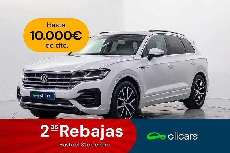 Blanco Usado 2020 VW Touareg R-line SUV | 41.390 € (Precio justo) - Imagen 1/4