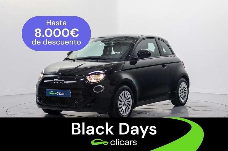 Negro Usado 2023 Fiat 500e Icon Utilitario | 15.490 € (Buen precio) - Imagen 1/4