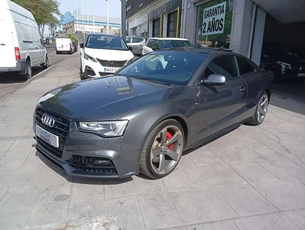 Usado Audi A5 S-Line 245 CV (180 kW) 2015 Gris Coupe