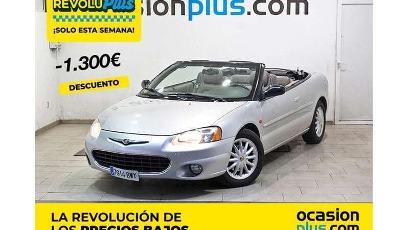 Plateado Usado 2002 Chrysler Sebring Cabriolet Descapotable | 3900 € - Imagen 1/4