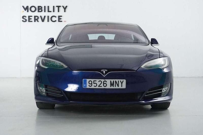 Usado Tesla Model S 386 kW (525 CV) 2018 Azul Utilitario
