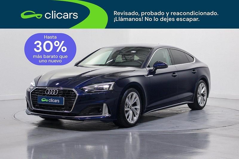 Usado Audi A5 Sportback Advanced 150 CV (110 kW) 2022 Blanco Utilitario