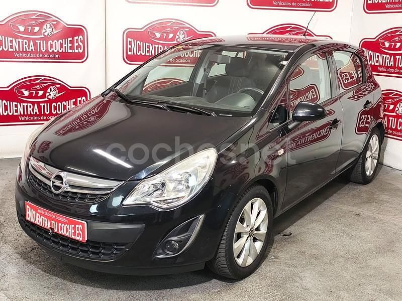 Usado Opel Corsa Selective 86 CV (63 kW) 2012 Negro Berlina