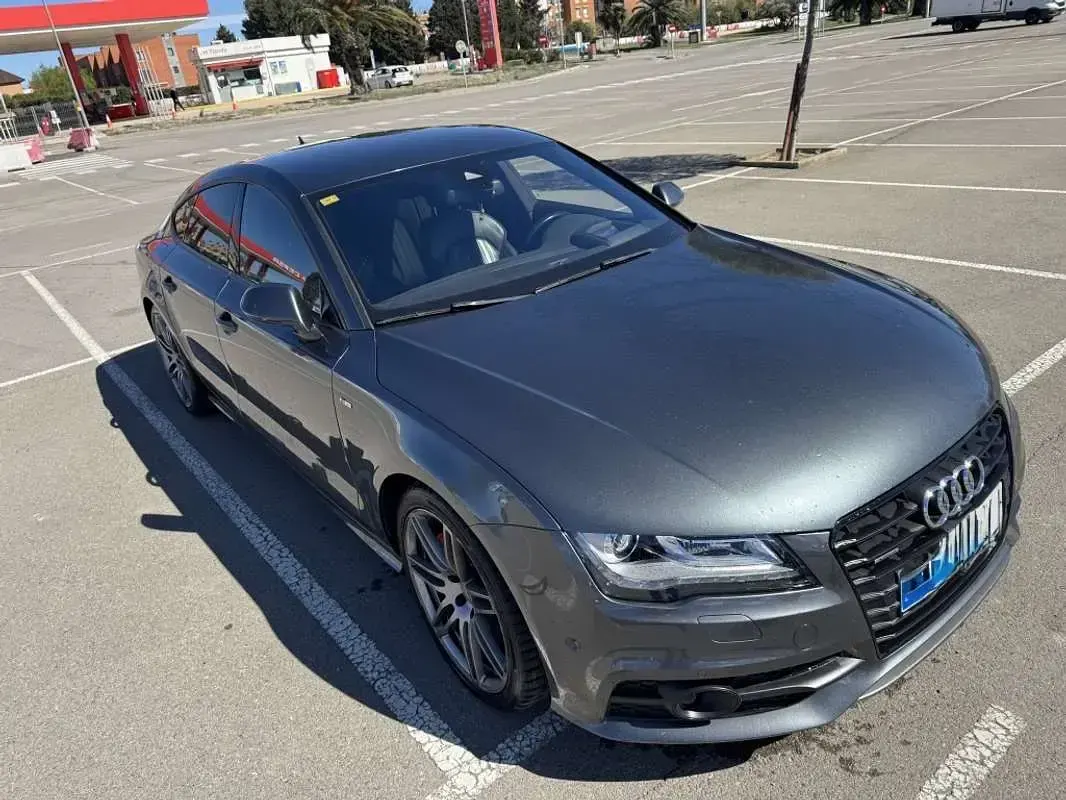 Usado Audi A7 Sportback S-Line 313 CV (230 kW) 2014 Gris Utilitario