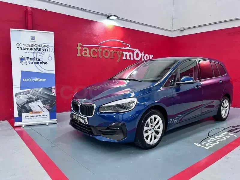 Usado BMW 218 Sport Line 150 CV (110 kW) 2022 Azul Familiar