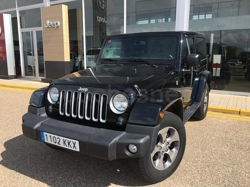 Usado Jeep Wrangler Sahara 200 CV (147 kW) 2018 Negro SUV