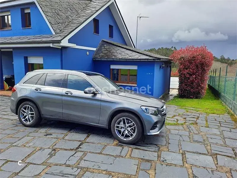 Usado Mercedes GLC250 204 CV (150 kW) 2018 Gris / plata SUV