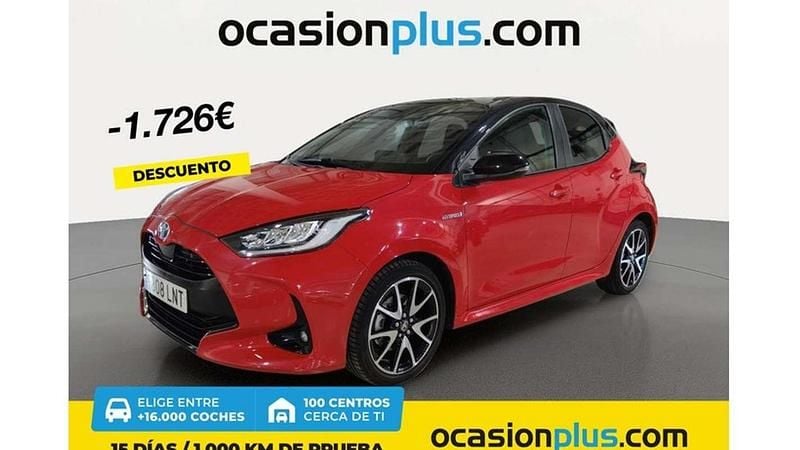Rojo Usado 2021 Toyota Yaris Hybrid Edition Utilitario | 17.264 € (Precio justo) - Imagen 1/4