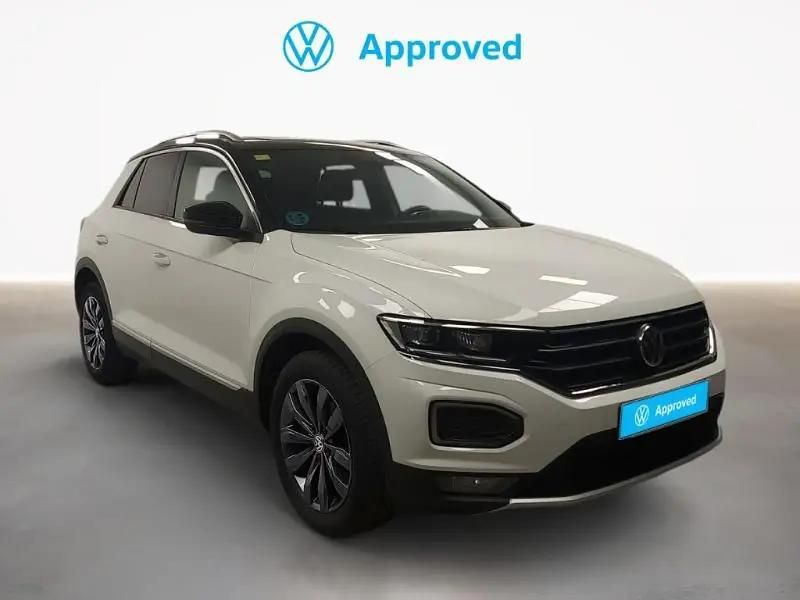 Blanco Usado 2020 VW T-Roc Sportline SUV | 22.900 € (Un poco caro) - Imagen 1/4
