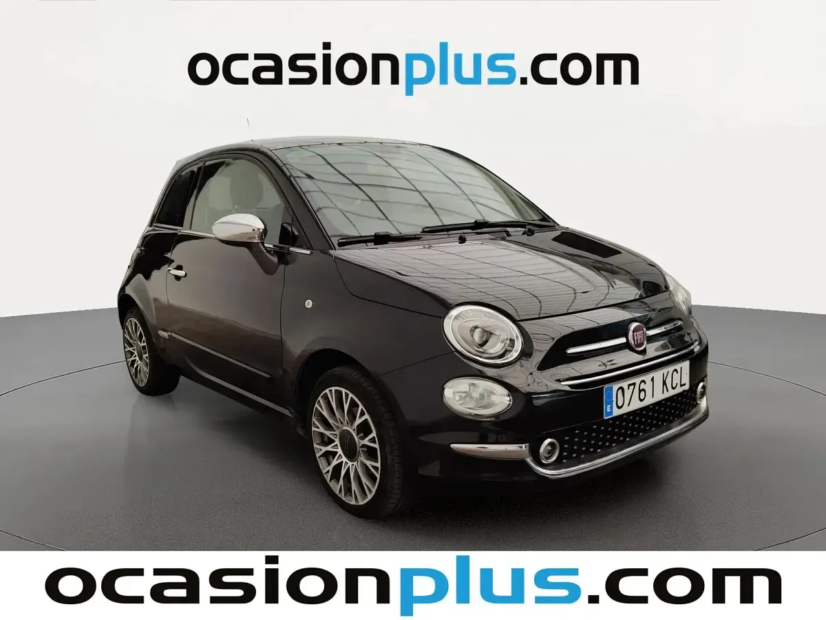 Usado Fiat 500 Lounge 69 CV (50 kW) 2017 Negro Utilitario