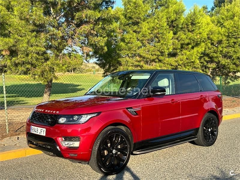 Rojo Usado 2015 Land Rover Range Rover Sport HSE SUV | 27.990 € (Precio justo) - Imagen 1/4