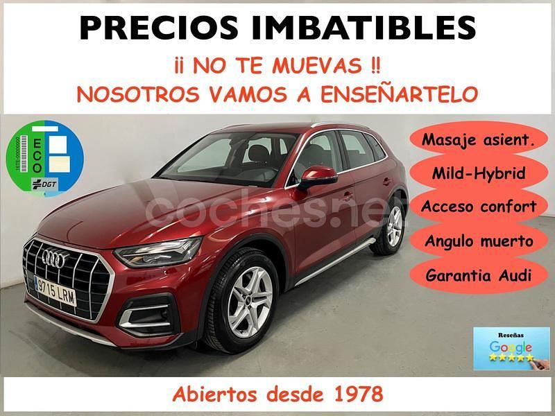 Granate Usado 2021 Audi Q5 Advanced Plus SUV | 33.900 € (Precio justo) - Imagen 1/4