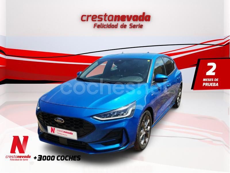 Azul Usado 2023 Ford Focus ST-Line Berlina | 17.990 € (Precio justo) - Imagen 1/4